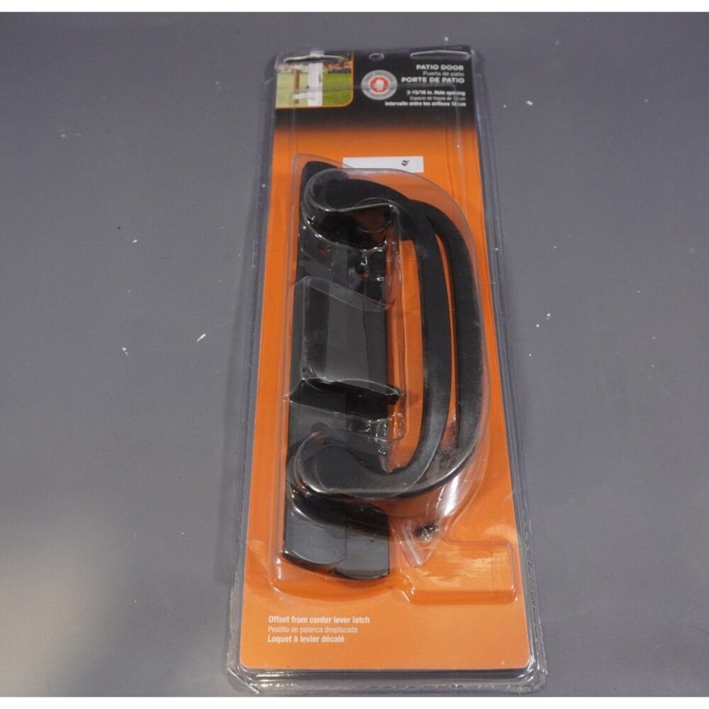 Prime-Line C 12808 Mortise Style Sliding Patio Door Handle Set, Fits 3-15/16